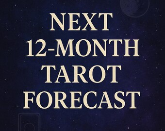 12-Month Tarot Reading – Personalized Psychic Forecast (PDF)