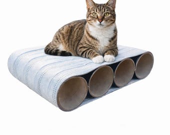 Kleintiertunnel / Katzen Kratzbaum (4 Rollen)