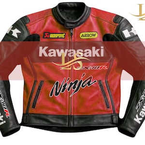 『TEN HIDE LEATHER JKT BLACK M』 Zx10r Leather Jacket - Etsy