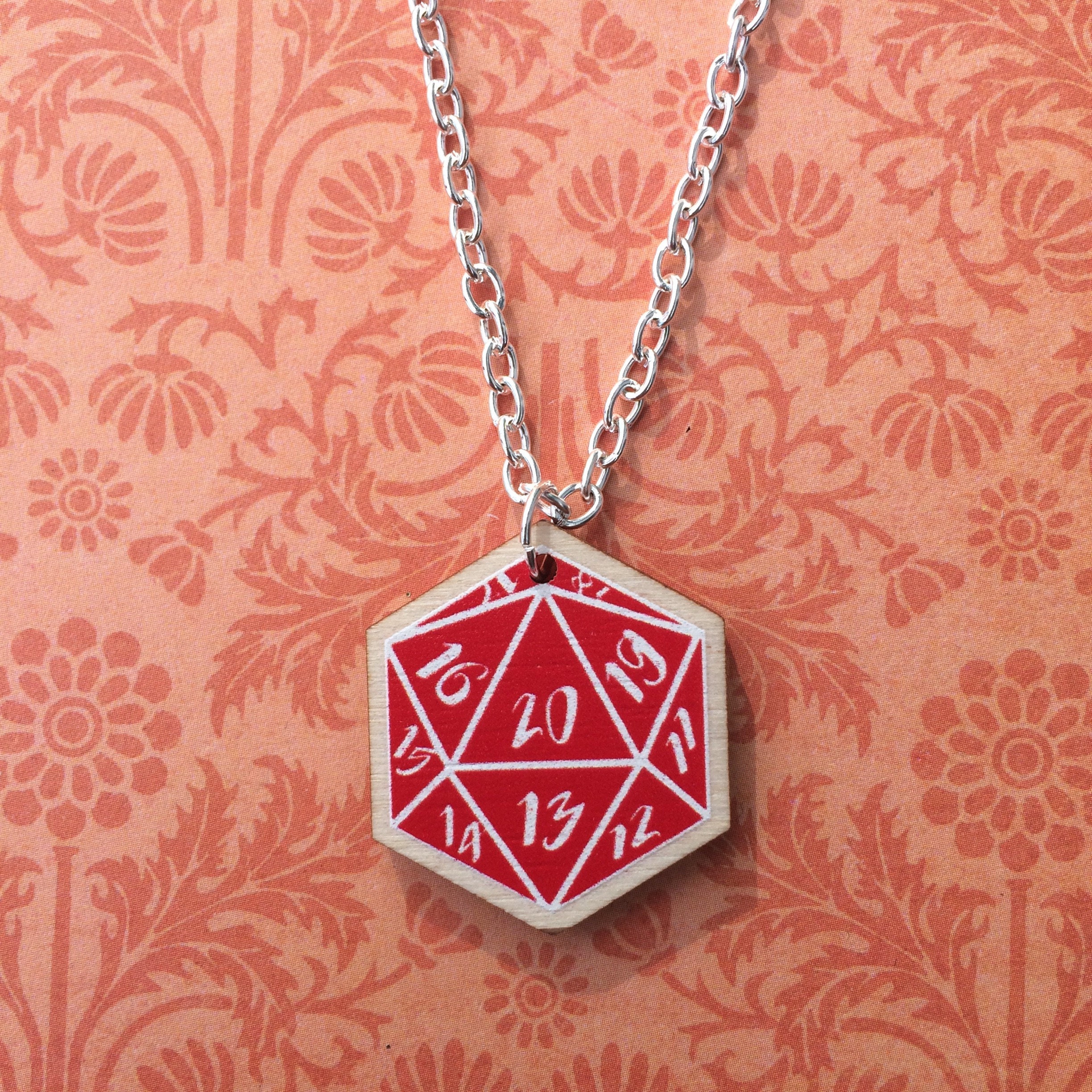 D20 necklace Dungeons and Dragons Tabletop RPG Games D&D Etsy