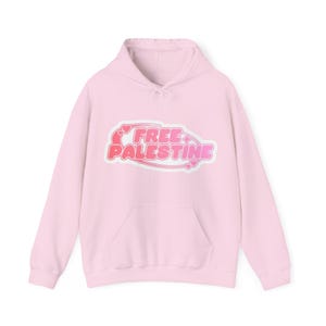 Sweat-shirt à capuche unisexe lourd Palestine gratuit, sweat à capuche confortable, mode streetwear, vêtements pour militants, cadeau pour les rencontres sociales
