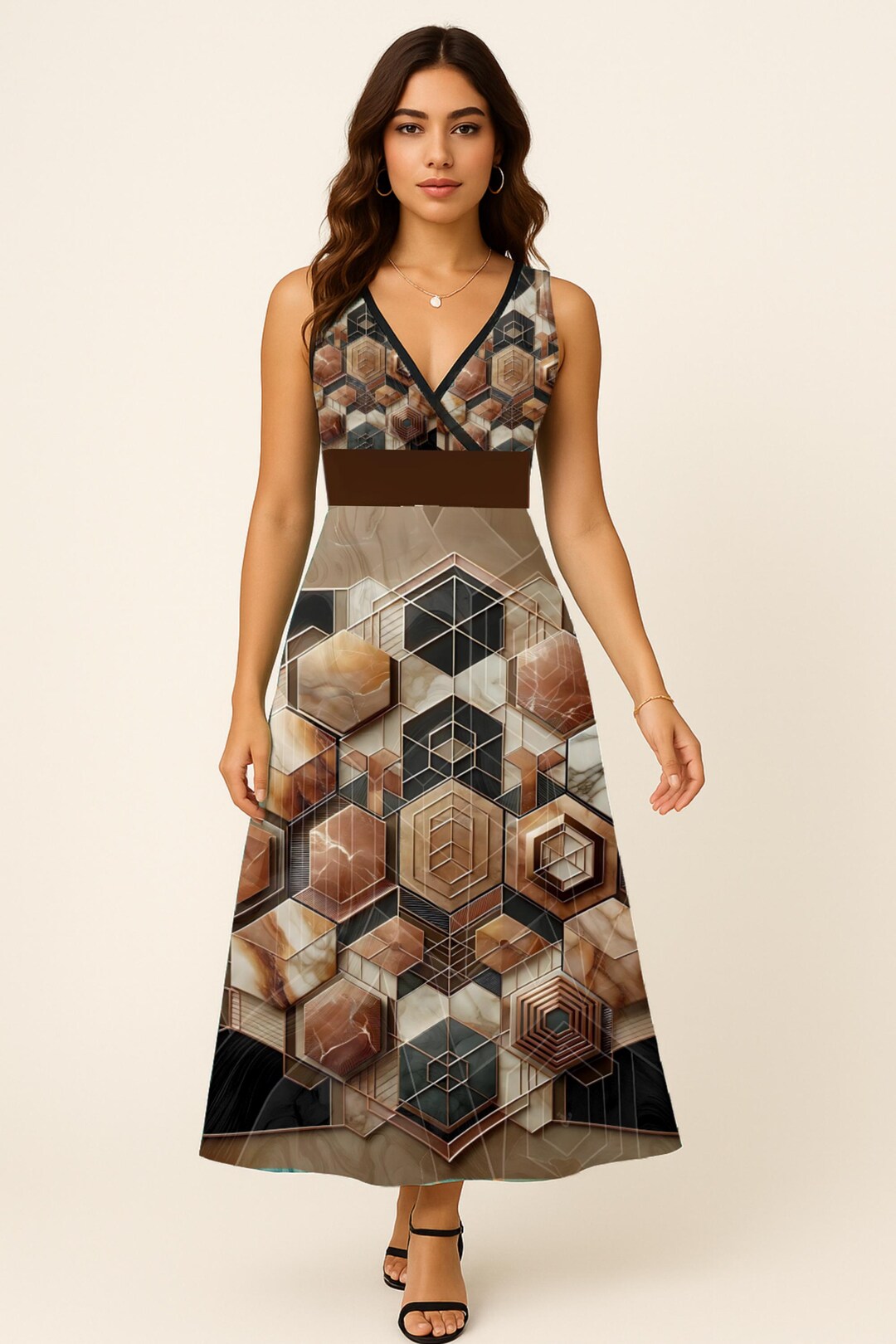Pebble Brown Dress