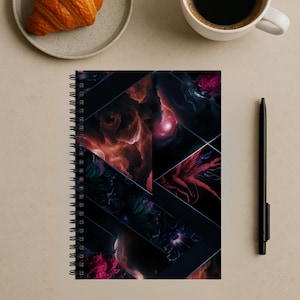 Gothic Lined Notebook – Phoenix Ritual
