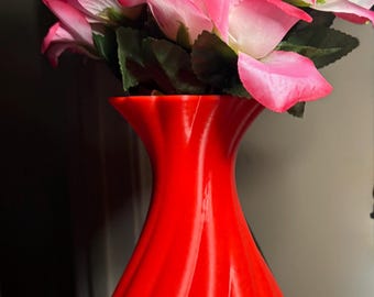 Vaso stampato in 3D: arredamento moderno e minimalista, colori personalizzabili
