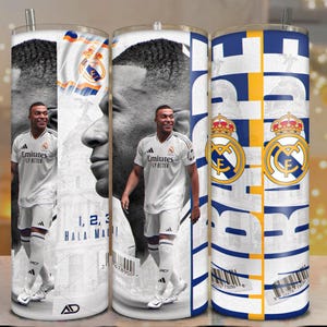 Real Madrid Star Tumbler Wrap | Hala Madrid Soccer Design