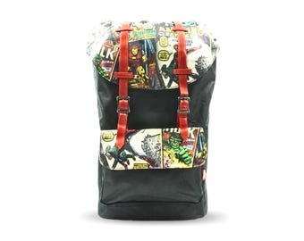 Marvel Roller Backpack | Laptop Bag for Camping Hiking-Travel Carry-On Duffel Rucksack Bag