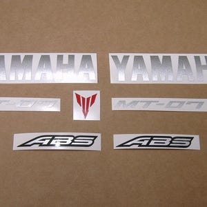 Decals for MT-07 2013-2016 aftermarket stickers kit graphics set replacement reproduction restoration pegatinas labels replica mt07 ABS 700