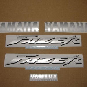 Decals for FZS Fazer 1000 2001-2002 complete restoration stickers kit full replacement graphics set reproduction replica pattern emblems