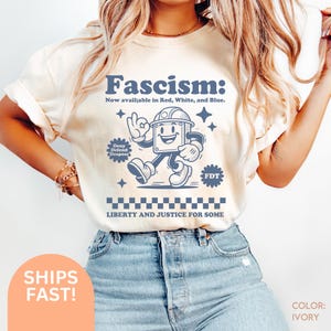 Retro Funny Anti Trump Anti Fascism T-Shirt | Retro Irony Anti Fascist Shirt| FDT Sweatshirt|Not My President |Hate Never Made America C209