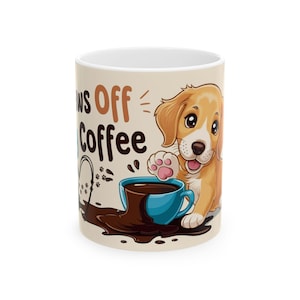 Tazza da caffè con cane carino, regalo per amanti degli animali, tazza da caffè divertente per proprietari di cani, regalo per amanti degli animali, regali per tutti, regali per amanti dei cani