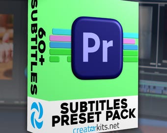 Premiere Pro-voorinstellingen voor ondertitels: automatische ondertiteling, lagere terts