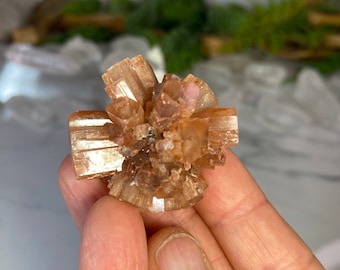 Aragonite Crystal Cluster | Mineral Specimen | Aragonite Sputnik | Natural Raw Crystal | Crystal Cluster | Morocco | 28 grams | No.646