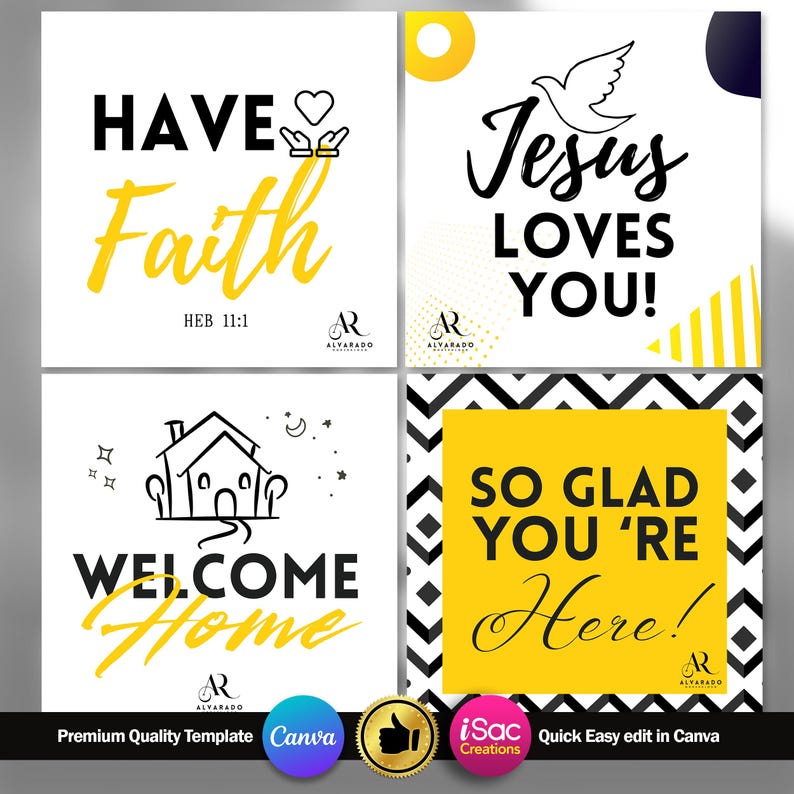 15 Modern Church Welcome Signs | Handheld Signs for Greeters | Church ...
