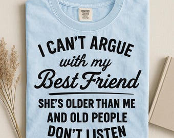 Lustiger älterer Freund Shirt | Komfort Farben Tee