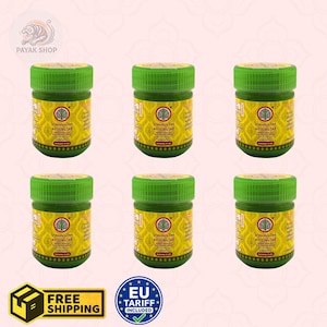 RUP TONPHO Thai Herbal Inhaler – 100% Natural Refreshing Aroma (Set of 3 or 6)