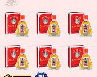 6 Pcs. Siang Pure Oil Formula 1 3cc – Thai Herbal Oil for Relaxation & Wellness