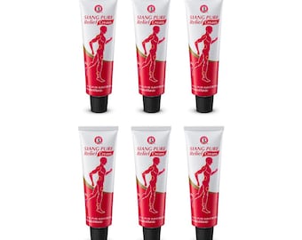 Siangpure Relief Cream 62 g – Balsamo alle erbe thailandesi con sensazione rinfrescante per massaggi e relax