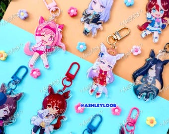 Umamusume Pretty Derby Acrylic Epoxy keychain charms