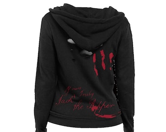 Jack the Ripper Distressed Hoodie