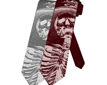 Heaven's Sinners Skull Necktie