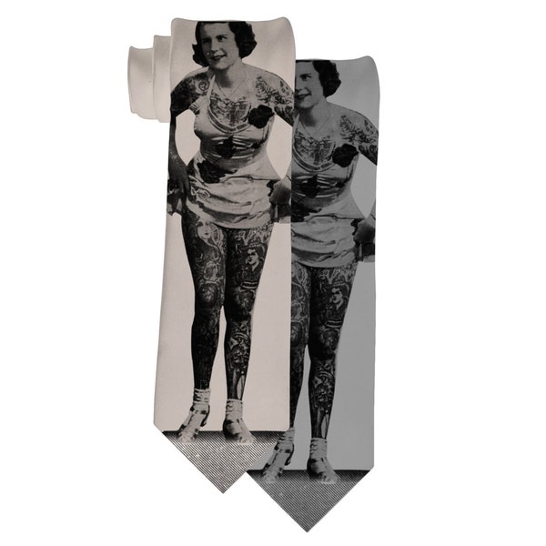 Tattooed Lady Necktie