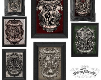 Seven Deadly Sin Art Prints