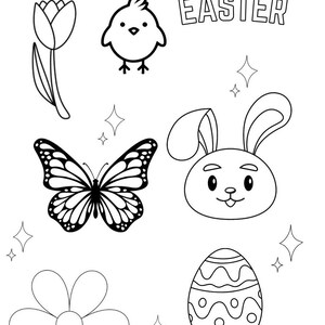 Easter Coloring Page