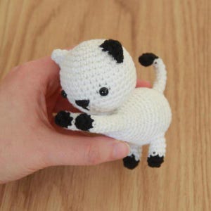 Cuddle Bud Kitty Crochet Pattern – Amigurumi Cat Plush PDF – Easy Cuddle Buddies Pattern – English Crochet Tutorial – Instant Download