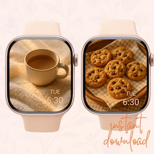 Fall Aesthetic Apple Watch Wallpaper | Cozy Minimal Autumn Vibes | Digital Download