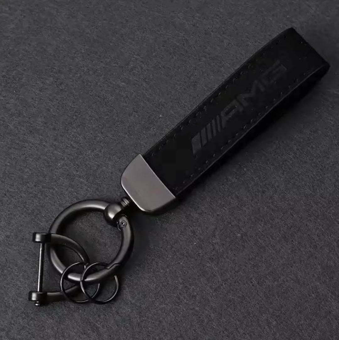 Mercedes Amg Keychain (aftermarket) Suede for All Mercedes Models ...