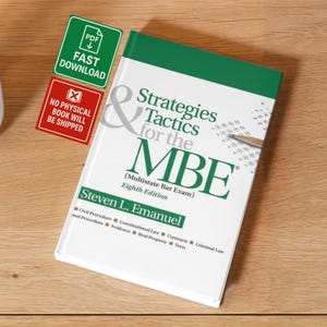 Strategies & Tactics for the MBE (8th Edition)