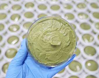 Green tea BodyScrub Cream – Natural Creamy Exfoliating Polish  Thai Spa Body Scrub