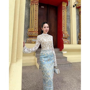 Modern Cambodian Dress for Women - Etsy