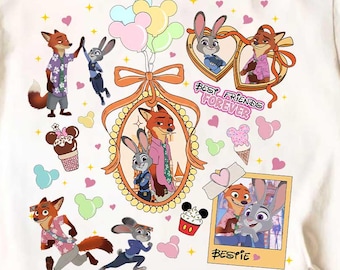 Film konijntje en vos png, cartoon koppel bijpassende png, Best Friends Forever, koppel vos en konijntje, Retro Family Vacay png, Valentijnsdag png