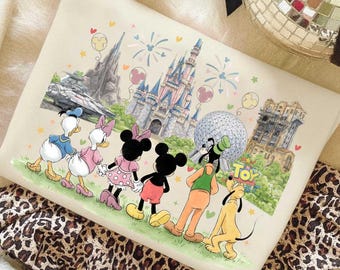 Mouse And Friends Png, Family Vacation 2026, Cartoon Kids Png, Magical Park Png, Mouse Castle Png, Happiest Place On Earth, Digital Download