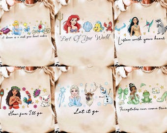 Cute Princess Bundle Png, Cute Cartoon Png, Cartoon Princess Png, Princess Cute Bow, Mouse And Friends Png, Magical Cartoon Princess Png