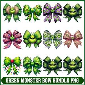 Grön julkokett-rosettbundel png, God jul png, Greenmas png, Halloween png, Grön rosett png, Rosa jul png, Rolig jul png