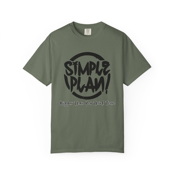 Simple Plan 2025 Tour Emo Graphic Tee, Unisex T-shirt, It Was