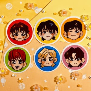 BOYNEXTDOOR Chibi Sticker Set︱Kpop Waterproof Vinyl Sticker