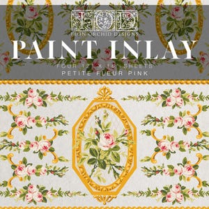 IOD Petite Fleur Pink Paint Inlay by Iron Orchid Designs