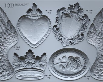 IOD Heraldry Mould by Iron Orchid Designs