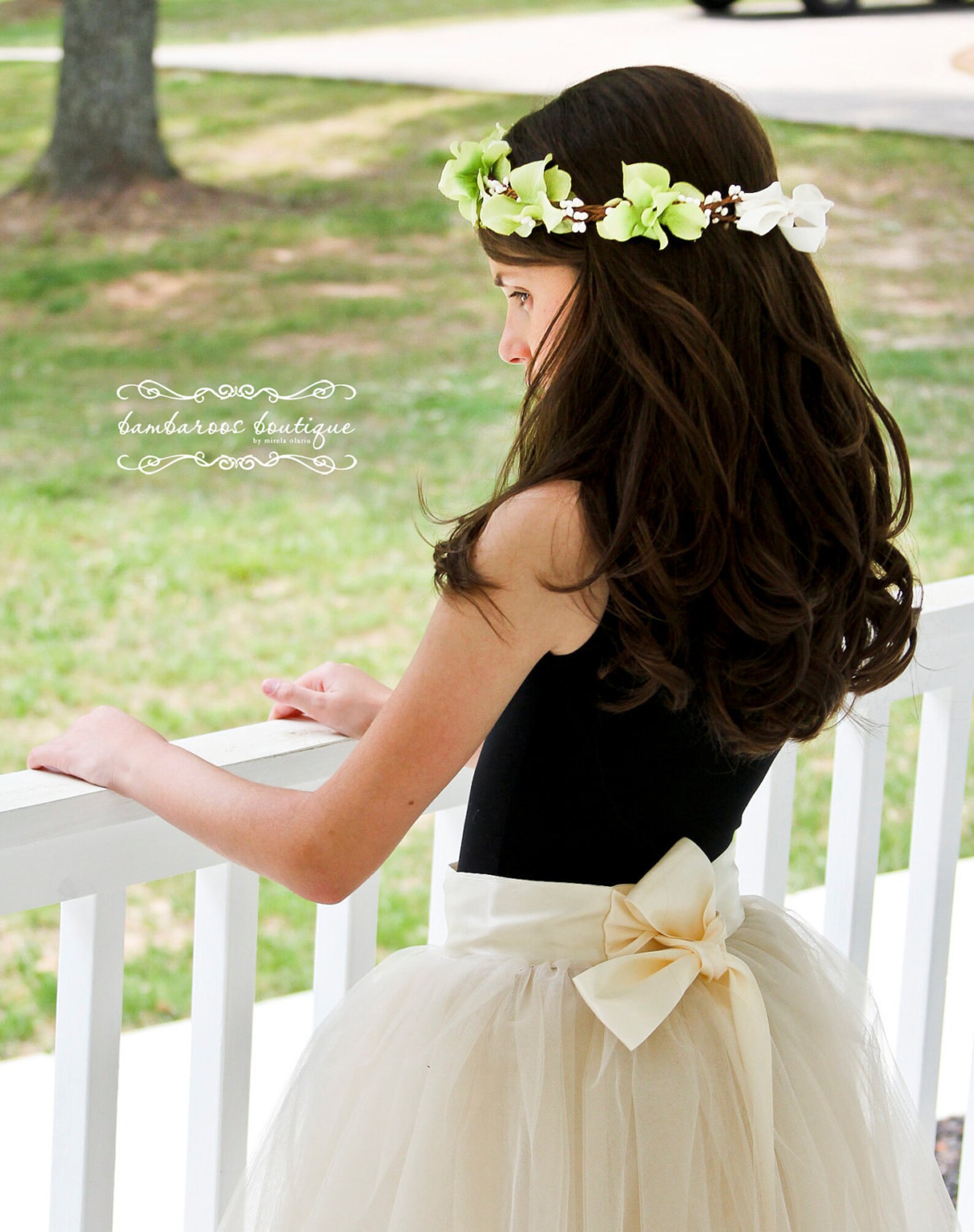 Flower Girl Hair Wreath Flower girl hair accessories hair Etsy