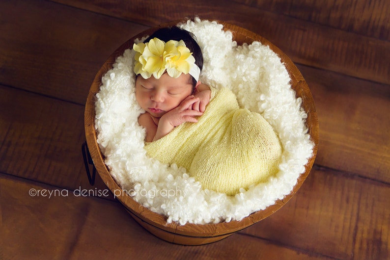 yellow newborn headband
