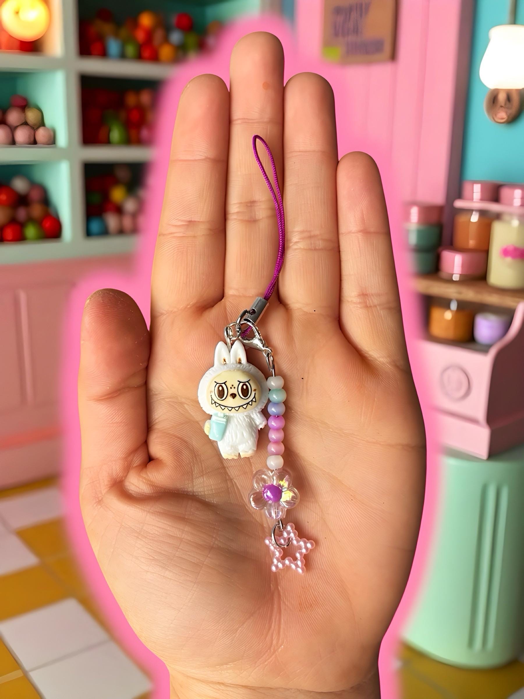 Labubu phone charm - Etsy 日本