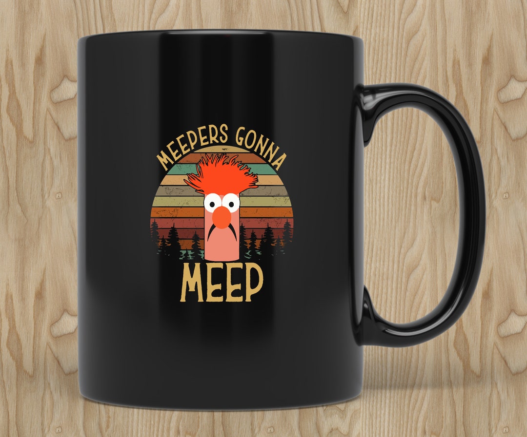 2023 Disney Parks The Muppets Beaker Meep Ceramic Coffee Mug New