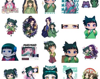 The Apothecary Diaries PNG, Maomao und Jinshi Anime, Japanisches PNG