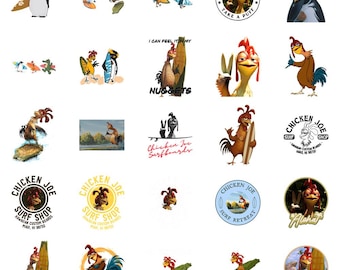 Cody Maverick & Chicken Joe PNG, Surfs Up, Funny Chicken, Trendy Chicken Joe Top