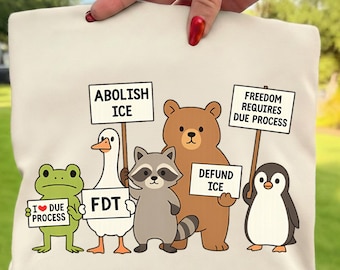 F*ck ICE Shirt, Animals Protest Png, Ice Out Of LA Shirt, Abolish Ice Png, Anti ICE Shirt, Trump Hater Gift
