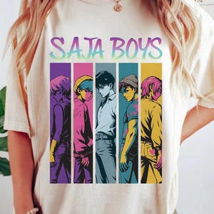 Kpop Huntrix Shirt, Kpop Demon Hunters Shirt, Kpop Huntrix Pin, Mira, Rumi, Zoey Tee, Huntrix Tee, Geschenk für Huntrix-Fans, Saja Boys Fans