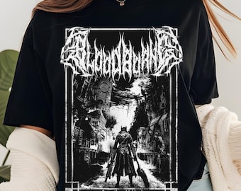 Bloodborne Shirt, From Software Hidetaka Miyazaki Game Shirt, Hidetaka Miyazaki&#39;s Bloodborne Soulsborne shirt